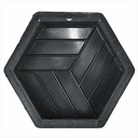 Форма для брусчатки Шестигранник 3D куб В