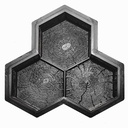 Форма для  тротуарной плитки Соты дерево Т