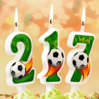 Свеча тортовая "Футбольная"