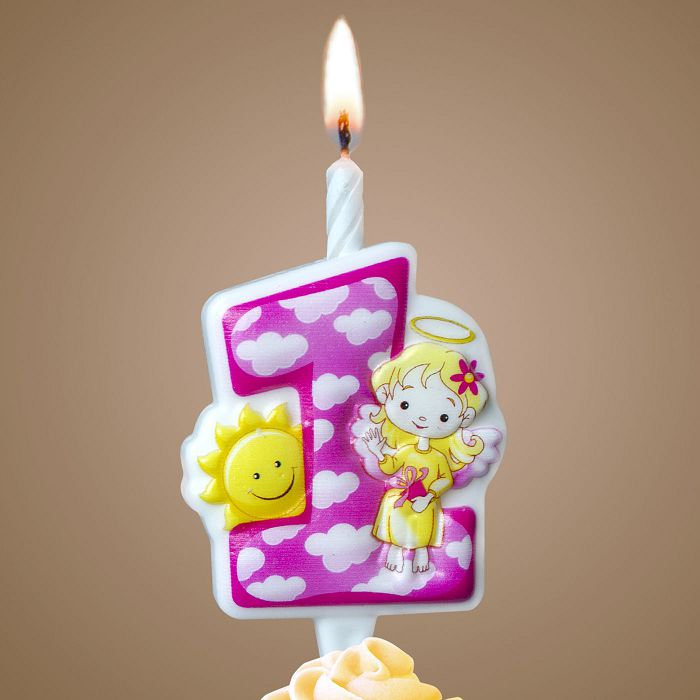 Свеча тортовая "Мне 1 годик"