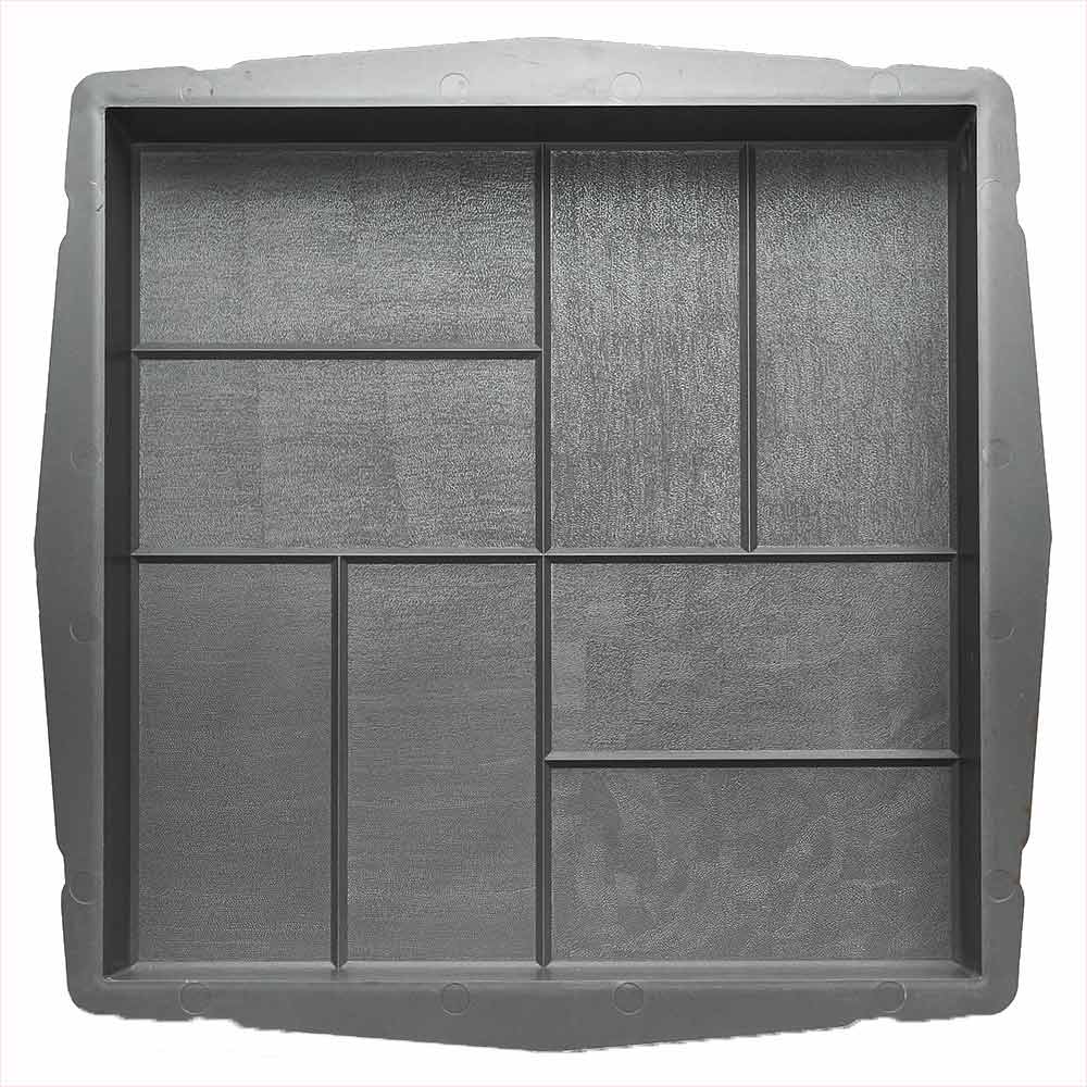 Форма для тротуарной плитки 8 кирпичей 400х400 шагрень В