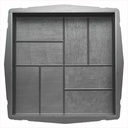 Форма для тротуарной плитки 8 кирпичей 400х400 шагрень В