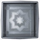 Форма для тротуарной плитки Калейдоскоп В 30х30