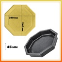 Форма для брусчатки Мозаика В восьмиугольник 