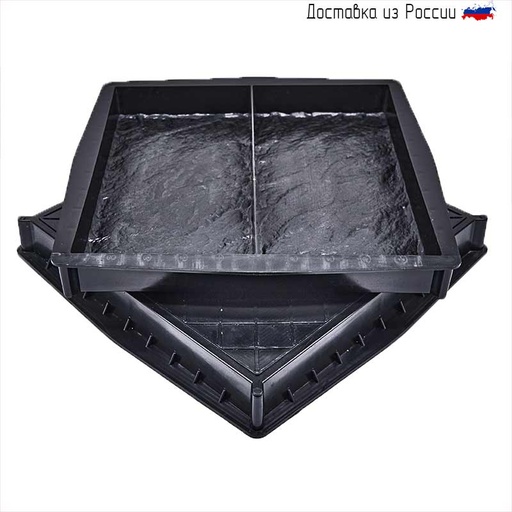 [T0955] Форма для брусчатки  Валдай 400х400 Т