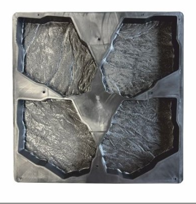 [T0195] Форма для брусчатки Каменный цветок Т