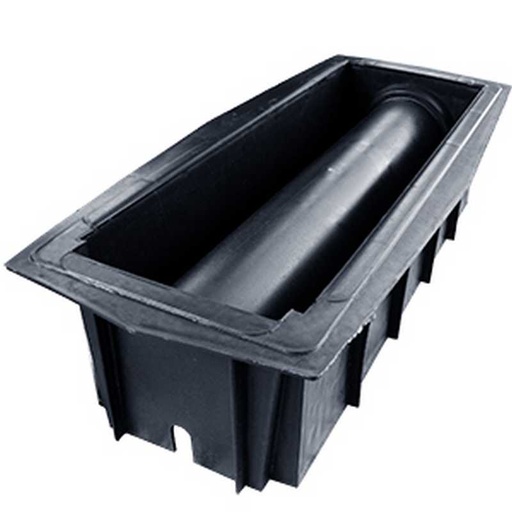 [P0280-150] Форма водосток с пазом для решетки 500х175 П