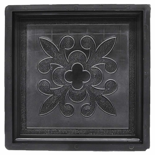 [P0697] Форма для тротуарной плитки Краковский квадрат горох П