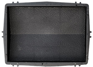 [Р9832] Козырек 2-х скатный 390х270*55, шагрень П